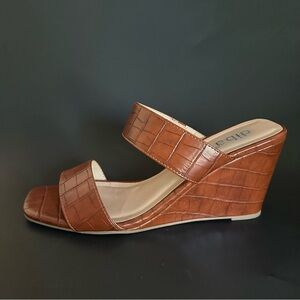 Diba crocodile print wedges